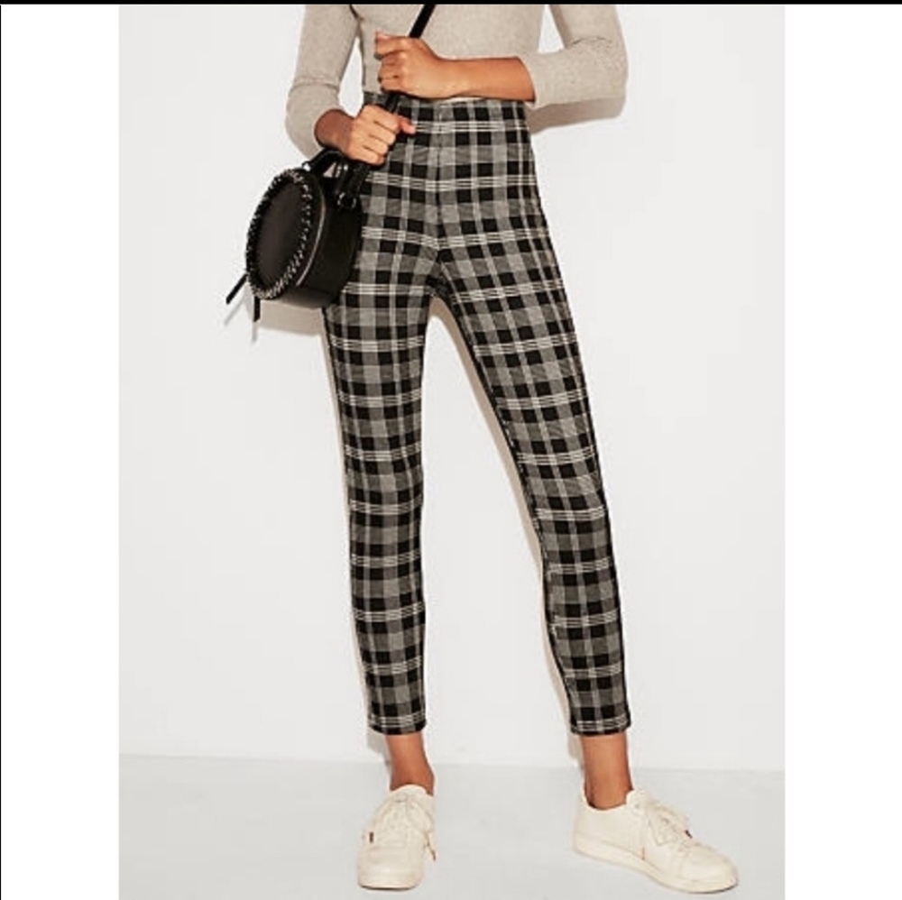 Express Plaid Leggings